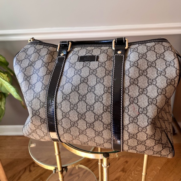 🚫SOLD🚫GUCCI
GG Supreme Monogram Nice Top Handle Dome Bag Maple Brown - Picture 3 of 13